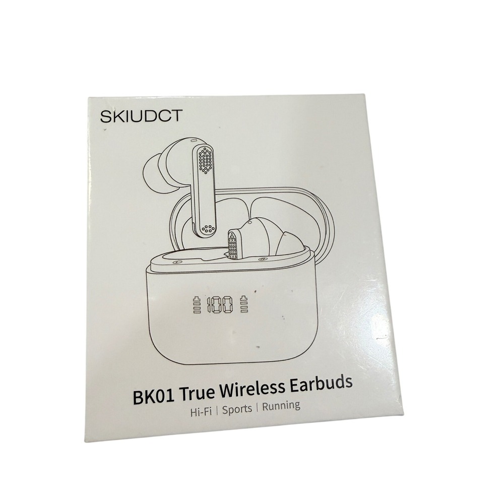 SKIUDCT BK01 True Wireless Earbuds Unisex OS Black Hi-Fi Running Bluetooth